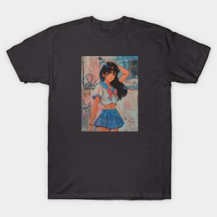 Anime Girl Vintage T-Shirt